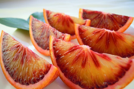 【温室栽培】豊かな香り　ブラッドオレンジモロ　小玉（10㎏）