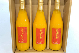 カラマンダリン　果汁１００％ジュース【３本セット】