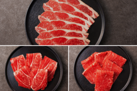 【ギフト】豪華３種しゃぶしゃぶ用セット 計600g　熨斗対応可【冬ギフト】