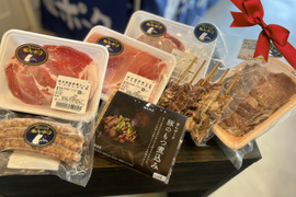 【冬ギフト】精肉3パック（約600ｇ）と無添加加工品A3B1セット