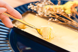 竹田牧場ジャージー牛乳レア風チーズケーキ｜1個