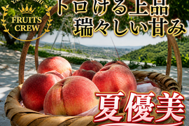 【とろり上品な甘みの麗しき夏優美】本場山梨の品種指定キャンペーン🍑初夏を告げるみずみずしい極上桃☆お中元ギフトに✨お試し約1㎏🍑6月中旬～発送🍑