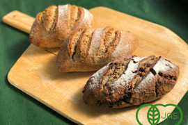 【超貴重な有機JAS認証パン】パンセット②：麦の栽培から一貫生産　自然栽培小麦のみ使用したドイツ風パンセット2【食べ比べ】