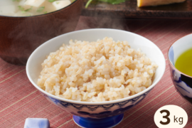 【お試し3ｋｇ】もっちりミルキークイーン玄米　パサつかなくて食べやすい　静岡県　令和4年産　酵素玄米、寝かせ玄米に
