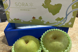 【SORA】二代目川添果樹園の香りがいいおいしい梨　かおり梨2玉