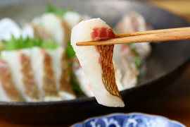 【簡単調理】パリッじゅわ〜！皮まで美味しいブランド鯛！炙りで！しゃぶしゃぶで！＜３枚おろし・皮あり＞