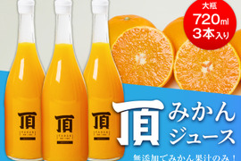 【お中元】頂みかんジュース 3本入り