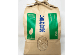自然栽培のしあわせ米『玄米』5kg
