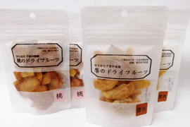 【無添加】梨のドライフルーツ×2袋・桃のドライフルーツ×2袋
