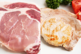 柔らかさに感動！10％の希少厳選豚「だいじょ豚」ロースステーキ4枚 オリジナル藻塩10ｇ付き