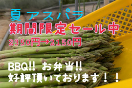 北海道産 訳あり規格外 M～2Lサイズ アスパラ！1 kg：北海道産の