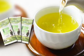 【実質送料無料】深むしくき茶／100g（3袋）香り高い茎の香り 猿島茶 お茶 くき茶 緑茶