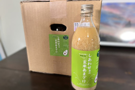 【飲む玄米生活はじめませんか？】しあわせ米の玄米あまざけ500ml（米も糀も自然栽培のしあわせ米）【１ケース12本入】