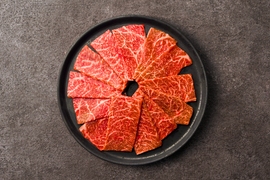 ＼新商品／ 焼肉用イチボ150g　赤身の旨味と霜降りのバランスがとれた希少部位！