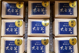 【令和7年度 新米】あきたこまち 「大谷米」300g(2合) ×9個 もっちり甘い 単一農家米100%！
