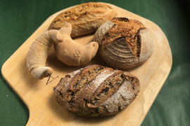 【超貴重な有機JAS認証パン】パンセット③：麦の栽培から一貫生産　自然栽培小麦のみ使用したハード系パンセット