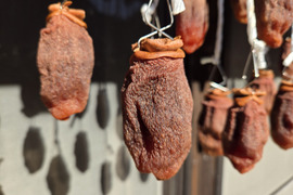 ★徳島県産　幻の柿　大和柿　無添加　干し柿　12個　天日干し　自然乾燥品