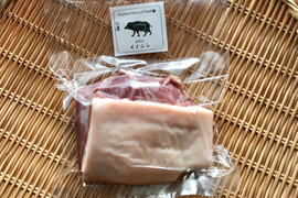 旬✨イノシシ《ジビエ》【猪肉ランプ 410g ブロック】260131-3