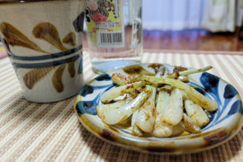 【塩漬け活用レシピ】島らっきょうの炒め物