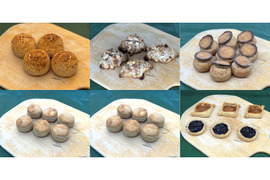全部有機！Singleパン㉔+㉖+㉛+㊲×2+SweetsCompare：食べる人の健康を考えた有機パン4種+Pie&Tart