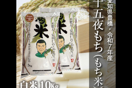 【節減対象農薬6割減】十五夜もち（もち米） 白米10kg【令和7年・愛知県産】