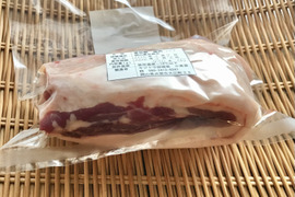 特Aクラス🏆✨イノシシ《ジビエ》【猪肉 希少❣️バラ 430g ブロック】250307−6
