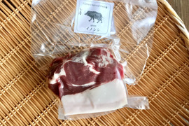 特Aクラス🏆✨イノシシ《ジビエ》【希少❣️猪肉肩ロース 410g ブロック】250325-10