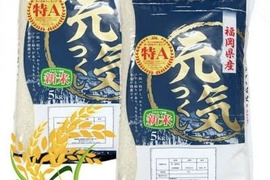 2026.R8 新米　九州米　福岡県産　元気つくし5kg