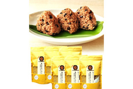 お家で簡単！【 熟成玄米ご飯（酵素玄米） 】手作りセット　3合パック×6個　新潟県弥彦村産コシヒカリ
