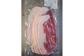 ジビエ　【オスイノシシ】　カタロース　薄切りスライス　200g