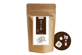 【新発想ブレンド】シリカほうじ茶／2g×8 茨城の名茶 猿島茶 松田製茶  お米由来 天然植物性シリカ 自然の美しさを毎日の一杯に シリカを配合 体にやさしい設計 クリックポスト TBG-083