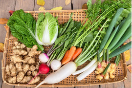 おいしさと栄養いっぱい　新潟市産　健康冬野菜セット