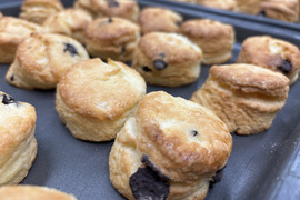 チョコチップとレモンマーマレードを練りこんだ【スコーン】3個×3袋