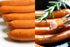 歯ごたえ最高！10％の希少厳選豚「だいじょ豚」粗びきソーセージ5袋