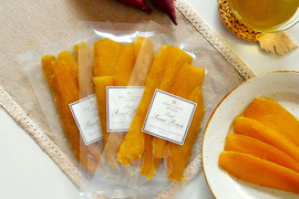 しっとりスイーツ系「自然栽培干し芋」100g×3袋（大分県産、栽培期間中農薬・肥料不使用、メール便発送）