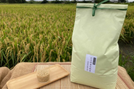【新米】R5:にじのきらめき玄米4.5kg（農薬不使用栽培）