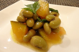 青大豆のカチュンバル風スパイシーサラダ