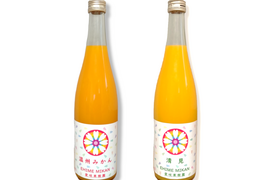 【初回限定BOX】果汁100％みかんジュース(温州みかん×清見) 720ml×2本 飲み比べセット
