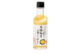木頭柚子一番搾り（農薬・化学肥料不使用・無添加柚子果汁）200ml[要冷蔵]