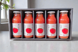 とまとが違う！完熟濃厚とまとジュース【180ml×5】