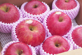 蜜入り りんごの代表格 サンふじ🍎2箱同梱 4kgセット 2キロ(6〜9玉)×2 蜜入りも!! ギフト 予約 りんご さんふじ 農薬節減