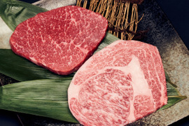 ステーキ食べ比べセット（ロースステーキ・モモステーキ） 400g　贅沢な味わいを一度に楽しめる！和牛オリンピック日本一の農場からお届け