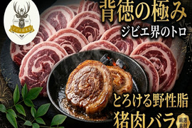 【理性崩壊レベル】ジュワッと溢れる旨味の快楽“極上猪バラ”🍖お得な大容量パッケージ約400g