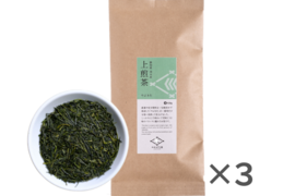 【農薬・化学肥料不使用】上煎茶 やぶきた 静岡県産 100g 3本セット