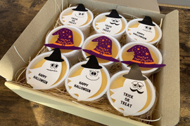 ★幻の福地鶏★今だけハロウィン仕様!プリン満喫9個セット(プレーン6個&かぼちゃ3個)【ギフト対応可】