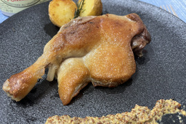 かすみ鴨　骨付きモモ肉のコンフィ　（2本セット）