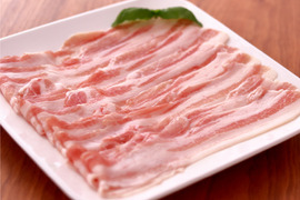 お口でとろける！元気豚 バラスライス（しゃぶしゃぶ用）　200ｇ