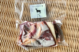 鹿バラ肉（ジューシー🍖カルビ）／ 焼肉BBQに！岡山県産ジビエ🦌（260705−1）