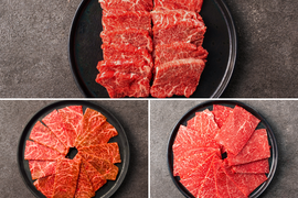 【お試しBOX】お手軽３種 焼肉セット（カルビ・イチボ・カタ）　自然派グラスフェッド黒毛和牛♪