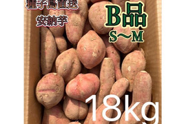 【絶品】種子島産安納芋 B品 小〜中サイズ 18kg(箱別)